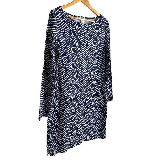 Vineyard Vines Blue and White Long Sleeve Dress - Picture 2 of 5